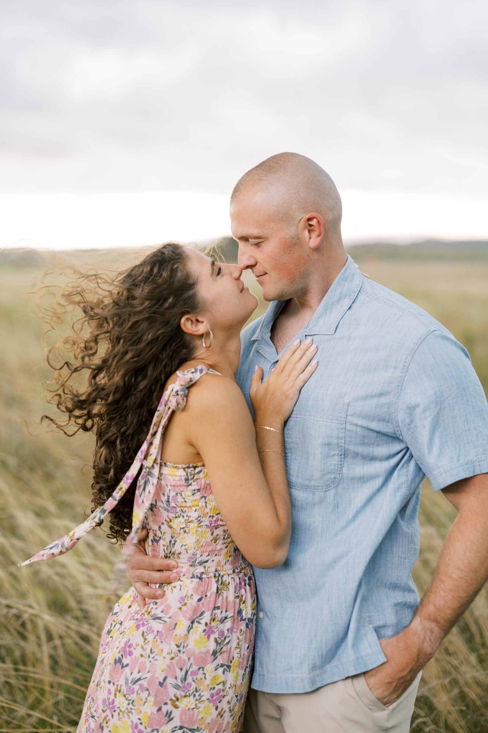 Rainy Gettysburg Engagement Session